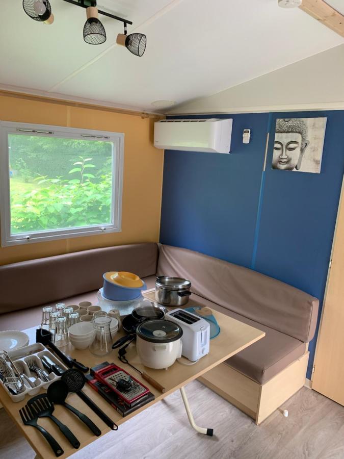 Les Mobil Homes D'Oliver Rob Saint-Chéron Exterior foto